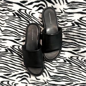 AEROPOSTALE CHUNKY SLIDES SANDLES